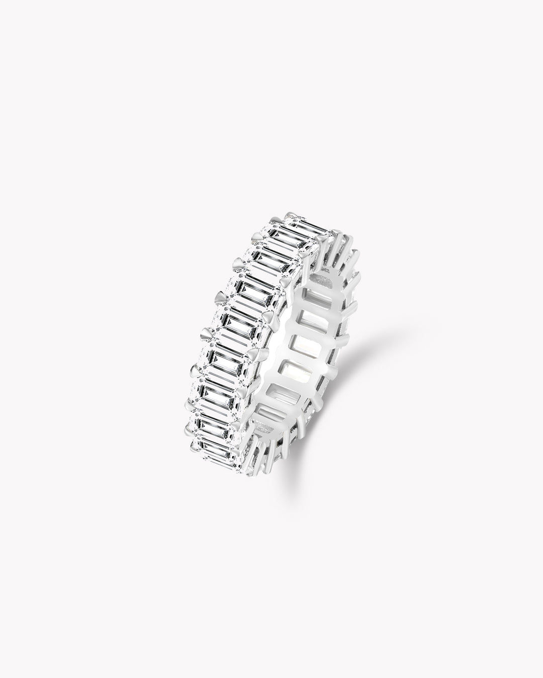 Emerald Cut Diamond Eternity Ring