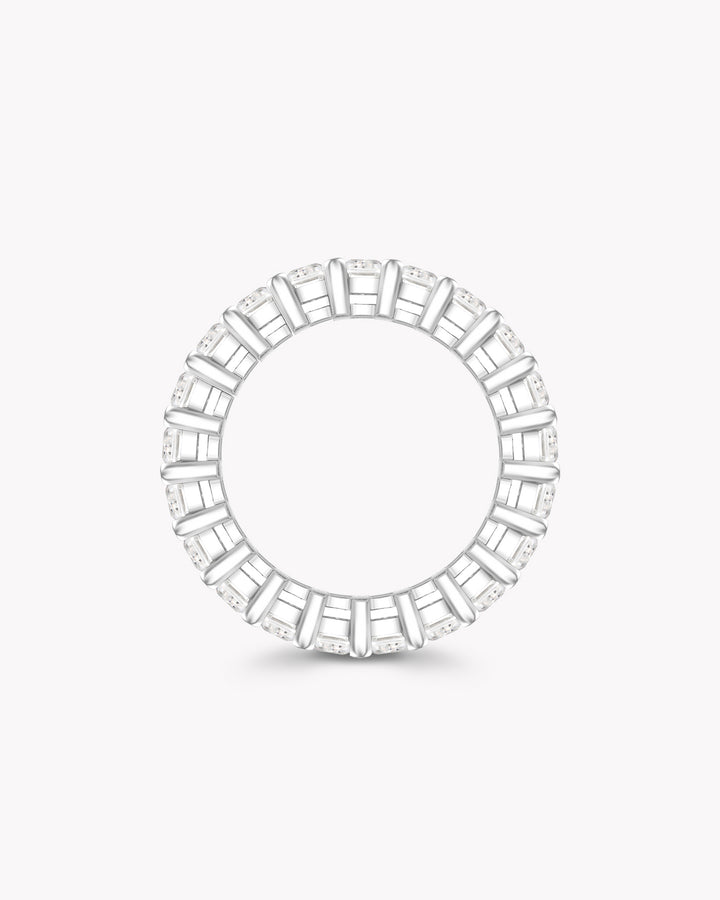 Emerald Cut Diamond Eternity Ring