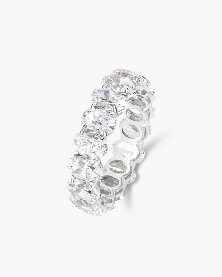 Oval Cut Diamond Eternity Ring