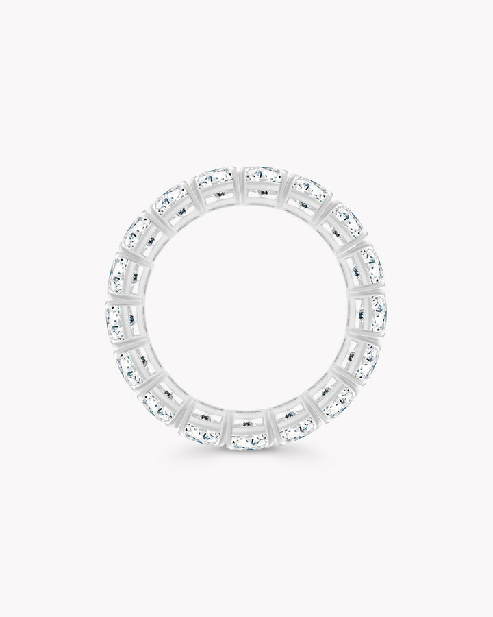 Oval Cut Diamond Eternity Ring